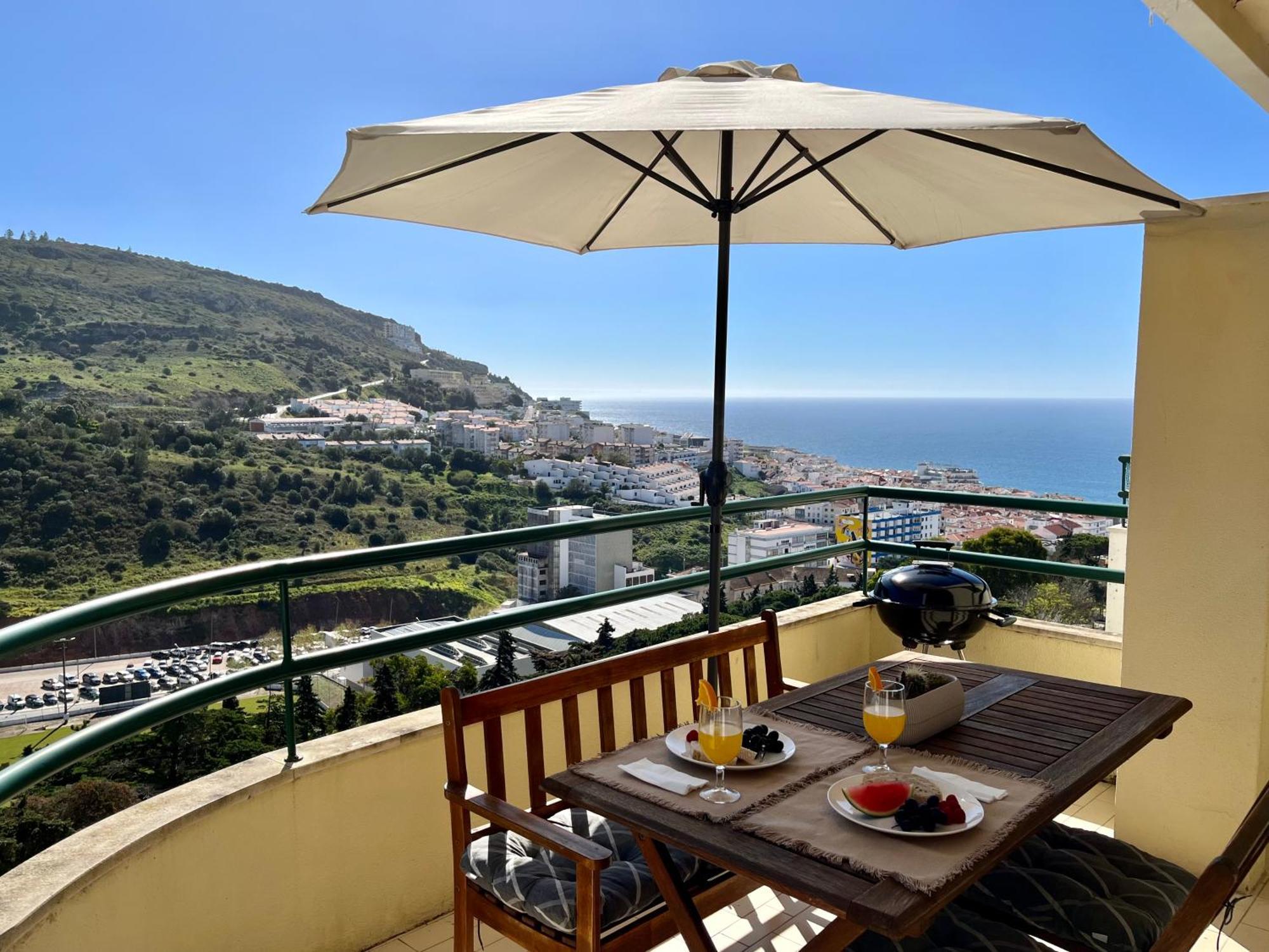 Casa Do Mar - Sea View - Wifi - Barbecue Apartman Sesimbra Kültér fotó