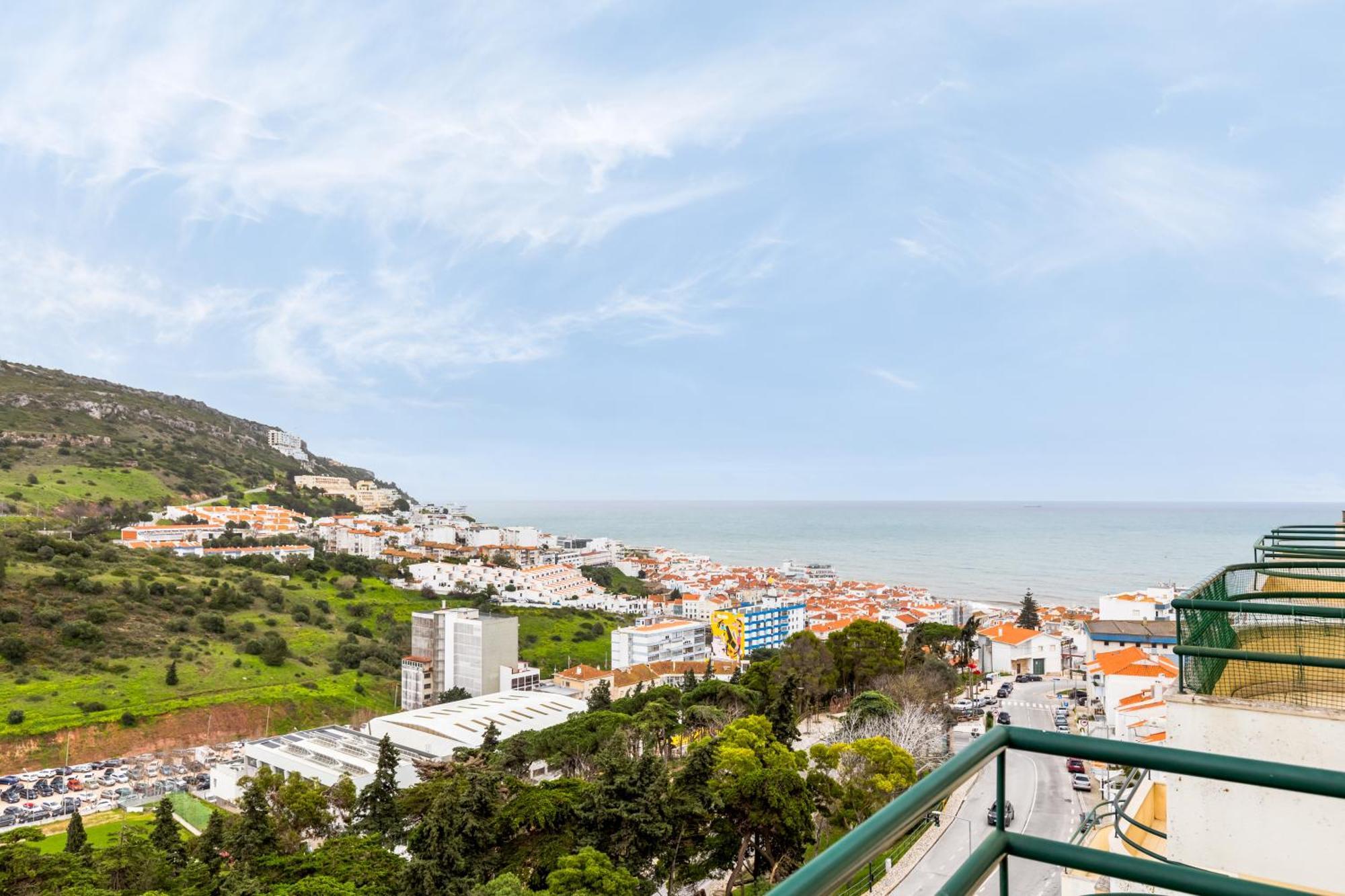 Casa Do Mar - Sea View - Wifi - Barbecue Apartman Sesimbra Kültér fotó